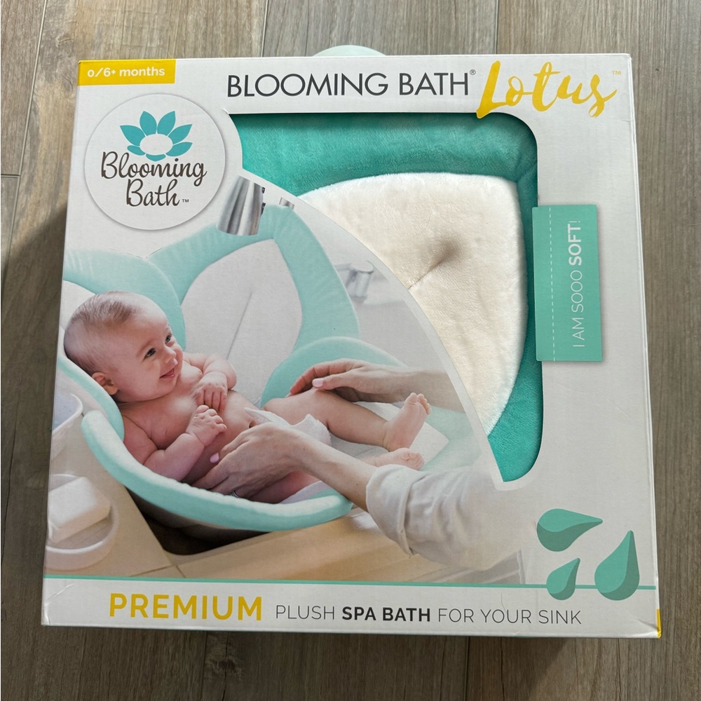 Blooming Bath Lotus Plush Spa Bath for Sink